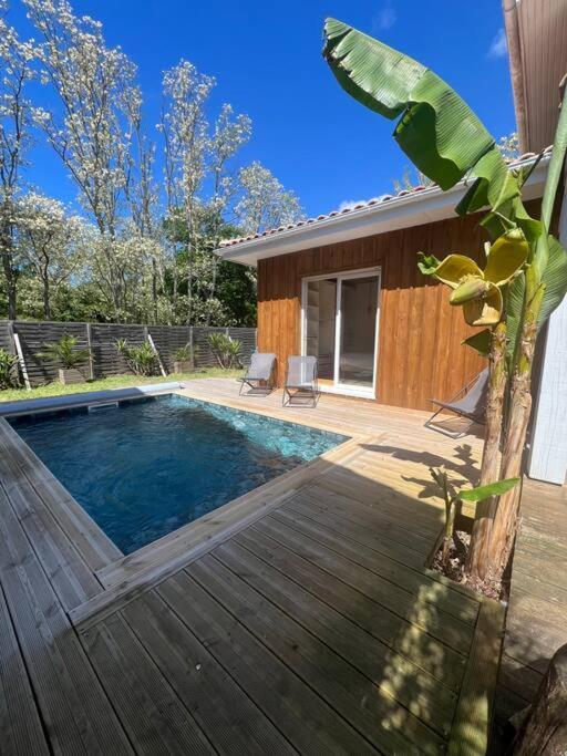 Villa Avec Piscine Proche Du Lac La Teste-de-Buch Exteriör bild